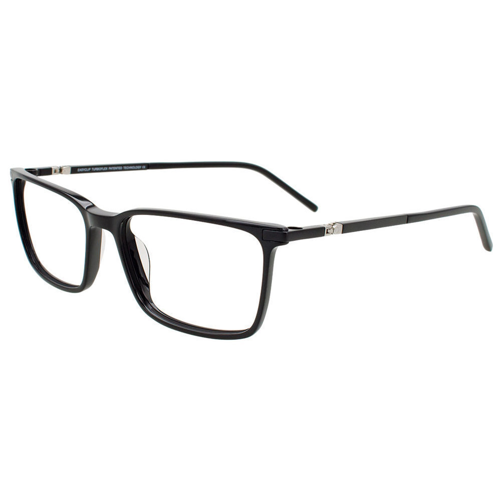EASYCLIP EC695 Eyeglasses 090 Black 55mm